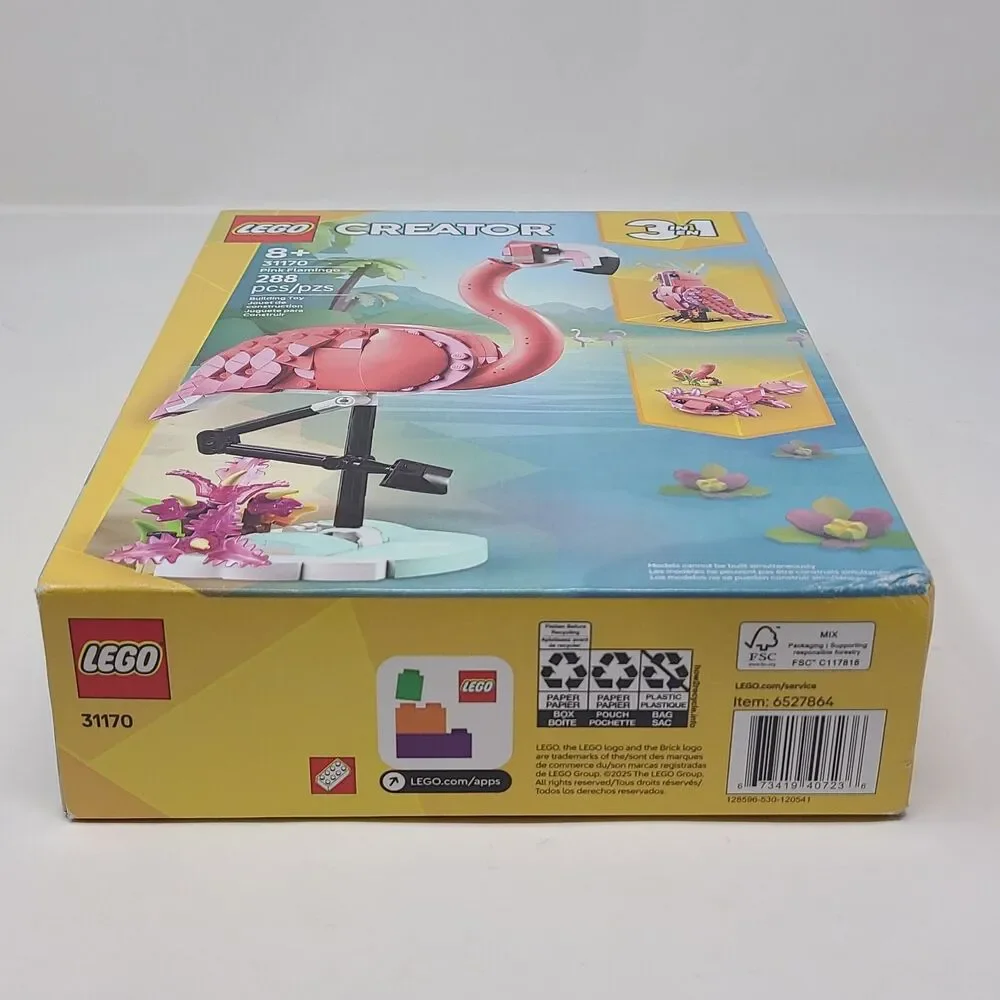 LEGO CREATOR: Wild Animals: Pink Flamingo (31170) New Sealed